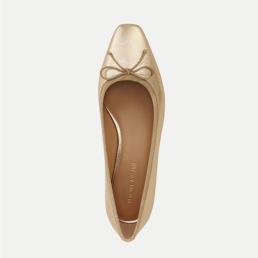 Veronica Beard Cecile Metallic Ballet Pump - Size 8 - NEW and SOLD OUT